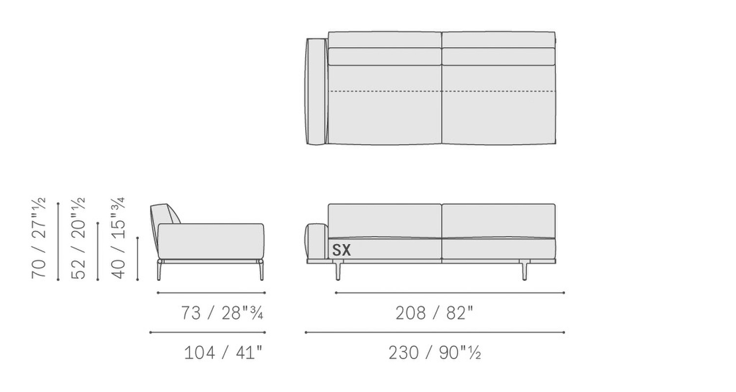 54 let it be sectional large 2 seater sofa low arm 5614291 54 let it be sectional large 2 seater sofa low arm 5614291
