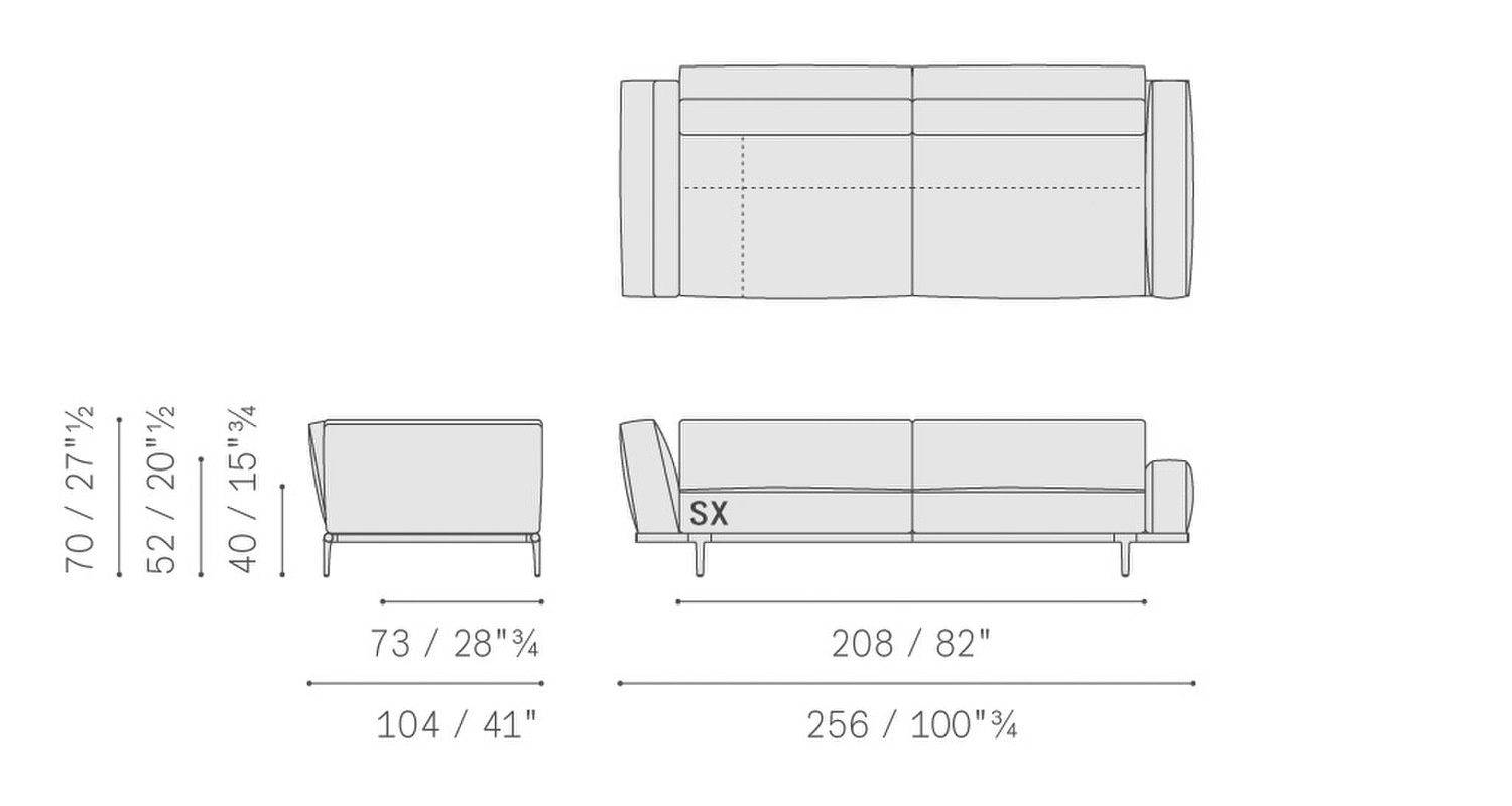 89 let it be corner large 2 seater sofa low arm 5614271 89 let it be corner large 2 seater sofa low arm 5614271